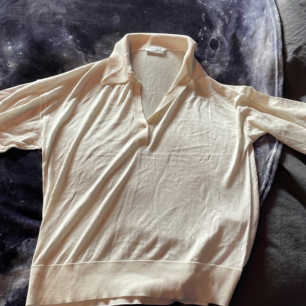 MM LaFleur Leo Silk Jersey Pullover